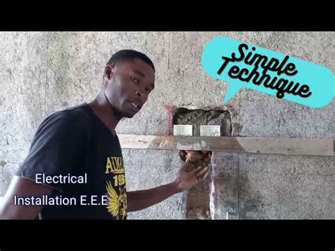 how to mount electrical box to concrete wall|1 2 deep electrical box.